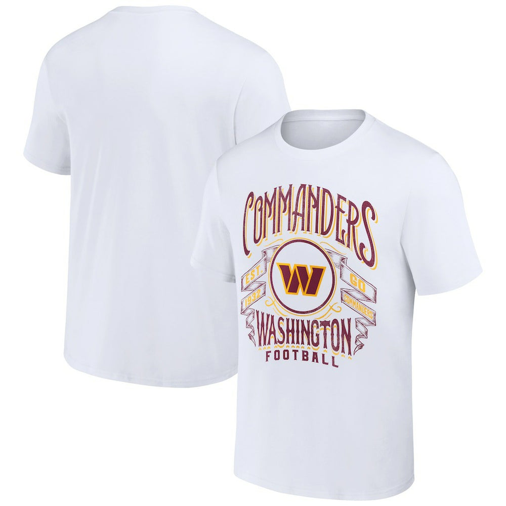 Washington Commanders NFL x Darius Rucker Collection Vintage Football T-Shirt - White online