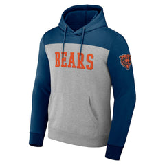 Chicago Bears NFL x Darius Rucker Collection Color Blocked Pullover Hoodie - Heather Gray outlet
