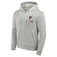 Atlanta Falcons NFL x Darius Rucker Collection Domestic Full-Zip Hoodie - Heather Gray on sale