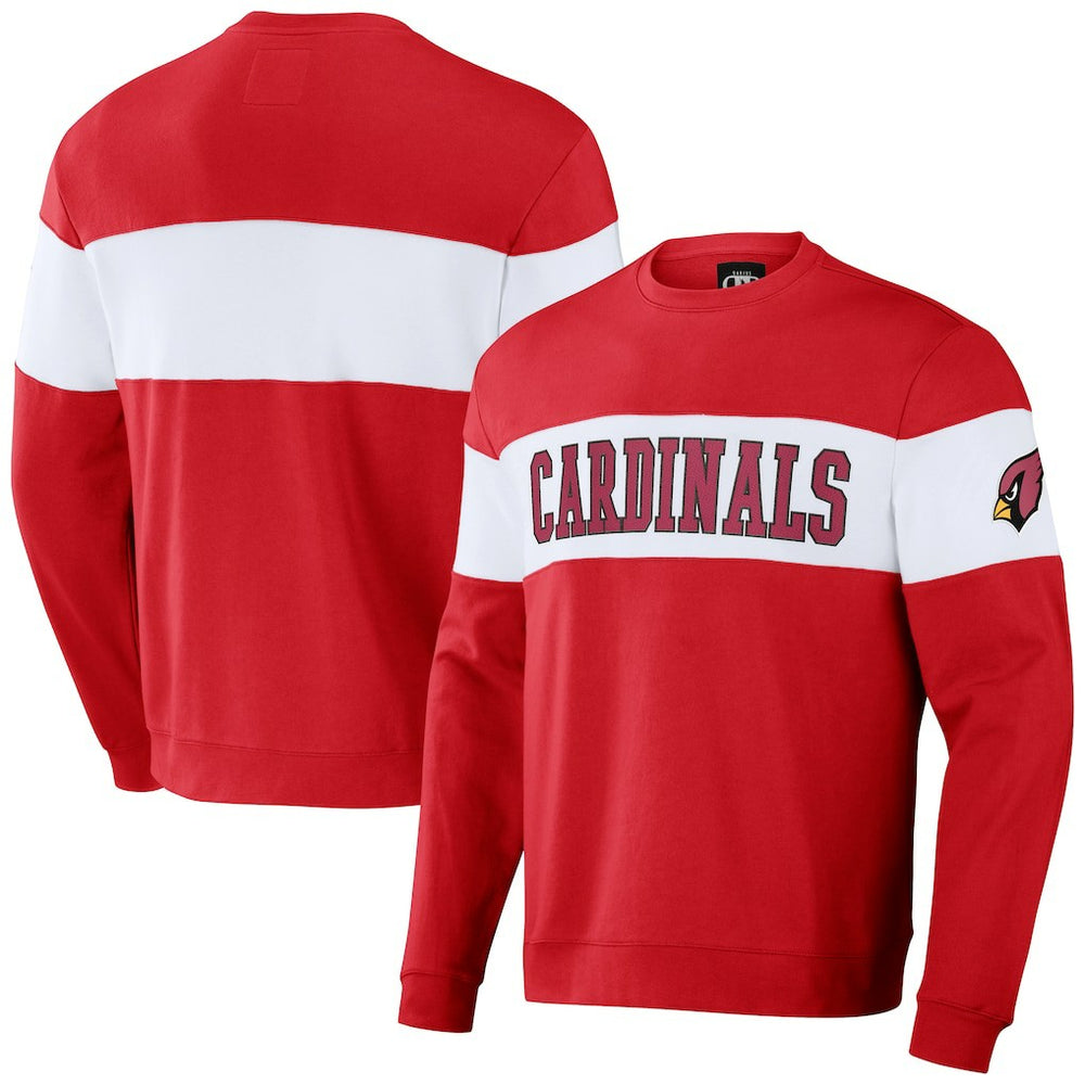 Arizona Cardinals NFL x Darius Rucker Collection Team Color & White Pullover Sweatshirt - Cardinal sale