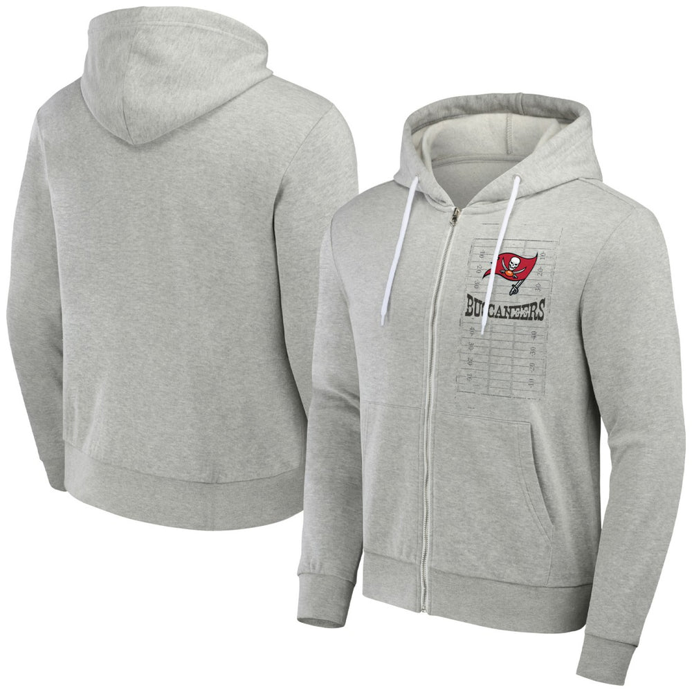 Tampa Bay Buccaneers NFL x Darius Rucker Collection Domestic Full-Zip Hoodie - Heather Gray for sale