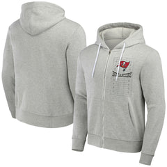 Tampa Bay Buccaneers NFL x Darius Rucker Collection Domestic Full-Zip Hoodie - Heather Gray for sale
