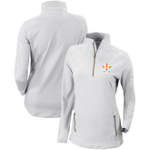 Houston Astros Women's Omni-Wick Outward Nine Quarter-Zip Pullover Top White