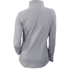 Los Angeles Dodgers Women's Omni-Wick Outward Nine Quarter-Zip Pullover Top Gray