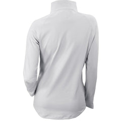 New York Yankees Women's Omni-Wick Outward Nine Quarter-Zip Pullover Top White
