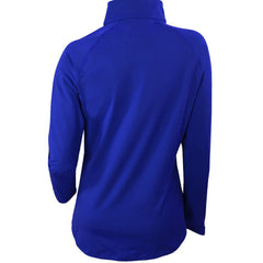 Philadelphia Phillies Women's Omni-Wick Outward Nine Quarter-Zip Pullover Top Royal