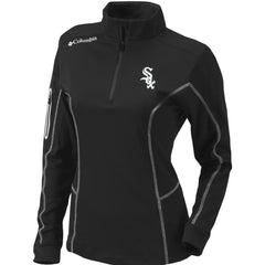 Chicago White Sox Women's Omni-Wick Shotgun Quarter-Zip Pullover Top Black