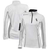 Chicago White Sox Women's Omni-Wick Shotgun Quarter-Zip Pullover Top White