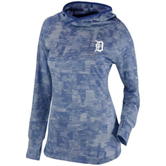 Detroit Tigers Women's Omni-Wick Sunday Ball Pullover Hoodie Navy