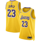 LeBron James Los Angeles Lakers Unisex Swingman Jersey - Icon Edition - Gold online