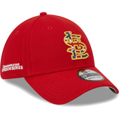 St. Louis Cardinals 2023 MLB World Tour: London Series Flag Fill 39THIRTY Flex Hat Red