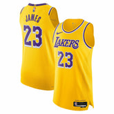 LeBron James Los Angeles Lakers Authentic Jersey - Icon Edition - Gold on sale