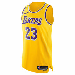 LeBron James Los Angeles Lakers Authentic Jersey - Icon Edition - Gold on sale