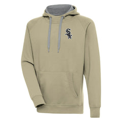 Chicago White Sox Antigua Victory Pullover Hoodie Khaki