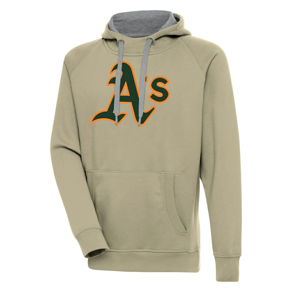 Athletics Antigua Victory Pullover Hoodie Khaki
