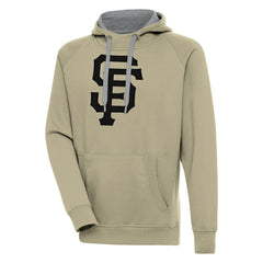San Francisco Giants Antigua Victory Pullover Hoodie Khaki