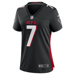 Bijan Robinson Atlanta Falcons Women's Player Jersey - Black cheap