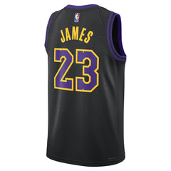 LeBron James Los Angeles Lakers Unisex 2025/26 Swingman Jersey - Black - City Edition shop