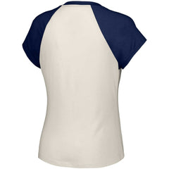 Boston Red Sox Lusso Women's Nikki Raglan T-Shirt White