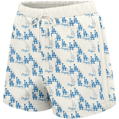Los Angeles Dodgers Lusso Women's Marge Shorts White