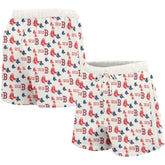 Boston Red Sox Lusso Women's Marge Shorts White