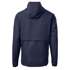 Detroit Tigers Cutter & Buck Charter Eco Recycled Half-Zip Anorak Jacket Navy