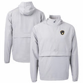 Milwaukee Brewers Cutter & Buck Charter Eco Recycled Half-Zip Anorak Jacket Gray