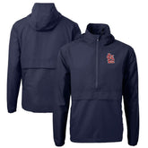St. Louis Cardinals Cutter & Buck Charter Eco Recycled Half-Zip Anorak Jacket Navy