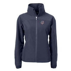 Minnesota Twins Cutter & Buck Women's Charter Eco Recycled Full-Zip Jacket Navy