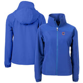 Chicago Cubs Cutter & Buck Women's Charter Eco Recycled Full-Zip Jacket Blue