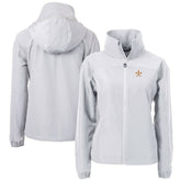 Houston Astros Cutter & Buck Women's Charter Eco Recycled Full-Zip Jacket Gray