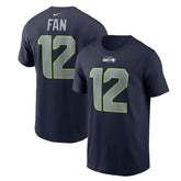 12s Seattle Seahawks Name & Number T-Shirt - College Navy for sale