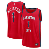 Zion Williamson New Orleans Pelicans Fast Break Replica Jersey - Statement Edition - Red outlet