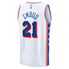 Joel Embiid Philadelphia 76ers Fast Break Replica Jersey - Association Edition - White outlet