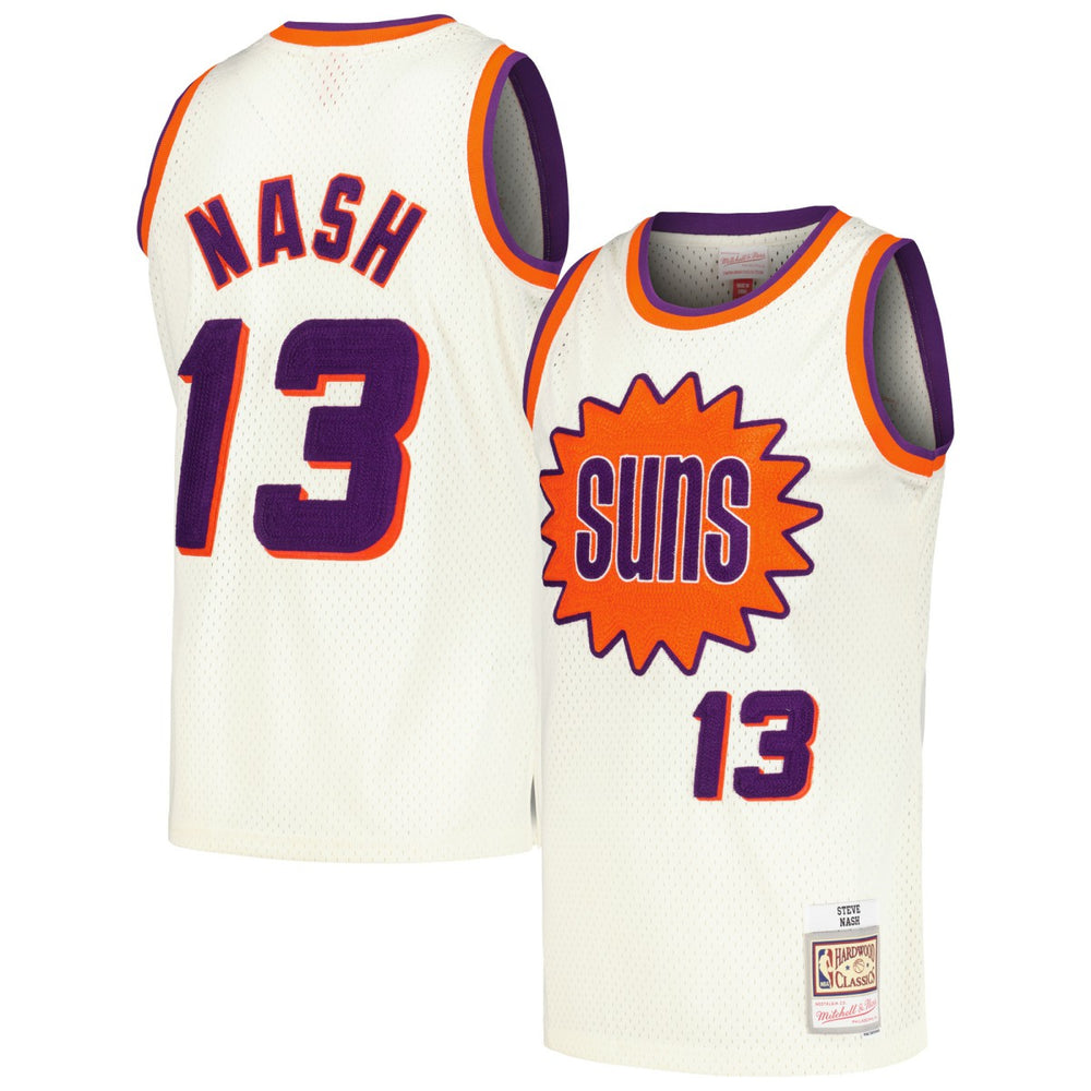 Steve Nash Phoenix Suns Chainstitch Swingman Jersey - Cream outlet