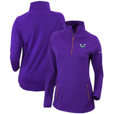 Charlotte Hornets Women's Omni-Wick Outward Nine Quarter-Zip Pullover Top - Purple outlet