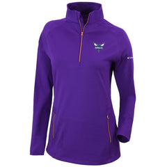 Charlotte Hornets Women's Omni-Wick Outward Nine Quarter-Zip Pullover Top - Purple outlet