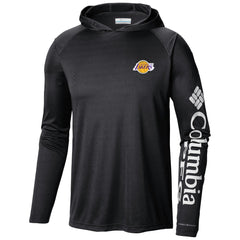 Los Angeles Lakers Terminal Tackle Long Sleeve Hoodie T-Shirt - Black sale