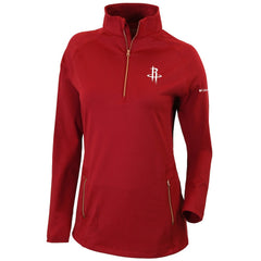 Houston Rockets Women's Omni-Wick Outward Nine Quarter-Zip Pullover Top sale - Red shop