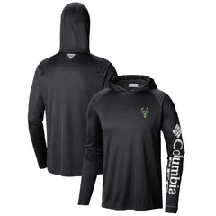 Milwaukee Bucks Terminal Tackle Long Sleeve Hoodie T-Shirt - Black for sale