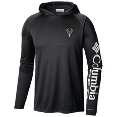 Milwaukee Bucks Terminal Tackle Long Sleeve Hoodie T-Shirt - Black for sale