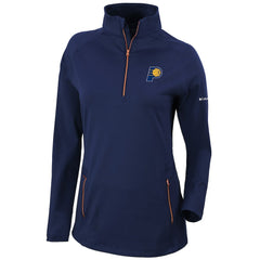 Indiana Pacers Women's Omni-Wick Outward Nine Quarter-Zip Pullover Top - Navy outlet