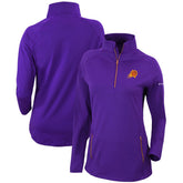 Phoenix Suns Women's Omni-Wick Outward Nine Quarter-Zip Pullover Top - Purple cheap