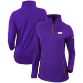 Sacramento Kings Women's Omni-Wick Outward Nine Quarter-Zip Pullover Top - Purple online