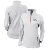 San Antonio Spurs Women's Omni-Wick Outward Nine Quarter-Zip Pullover Top - White discount