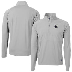 Chicago Bears Cutter & Buck Helmet Adapt Eco Knit Hybrid Recycled Quarter-Zip Pullover Top - Silver outlet