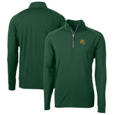 Green Bay Packers Cutter & Buck Helmet Adapt Eco Knit Stretch Recycled Quarter-Zip Pullover Top - Green sale