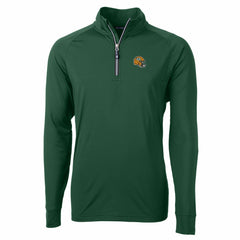 Green Bay Packers Cutter & Buck Helmet Adapt Eco Knit Stretch Recycled Quarter-Zip Pullover Top - Green sale
