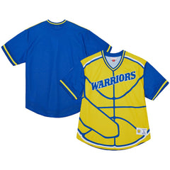 Golden State Warriors Jumbotron 3.0 Mesh V-Neck T-Shirt sale - Gold on sale