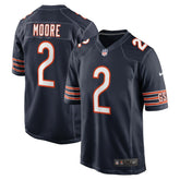 D.J. Moore Chicago Bears Team Color Game Jersey - Navy sale